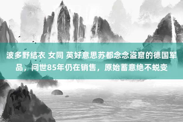 波多野结衣 女同 英好意思苏都念念盗窟的德国军品，问世85年仍在销售，原始蓄意绝不蜕变