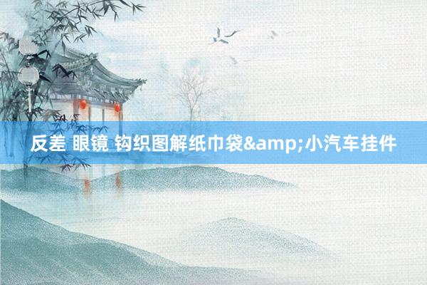 反差 眼镜 钩织图解纸巾袋&小汽车挂件